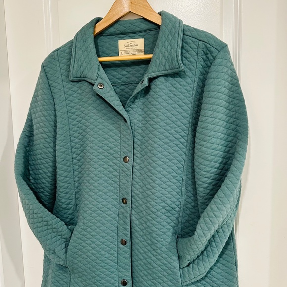 Old Ranch Brands  | Women’s Shacket Turquoise  Size Women’s Large  Long Sleeve - Picture 3 of 10